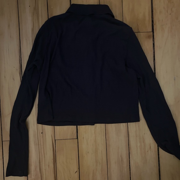 dark grey long sleeve shirt - Picture 3 of 3